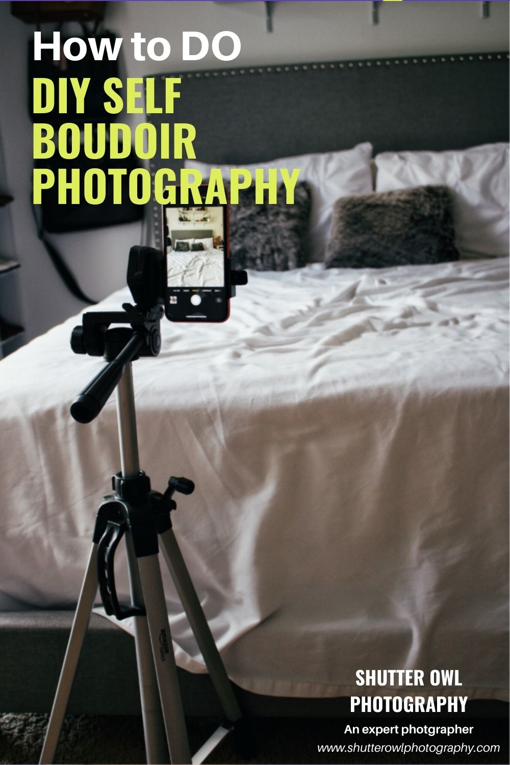 tips for diy boudoir photography